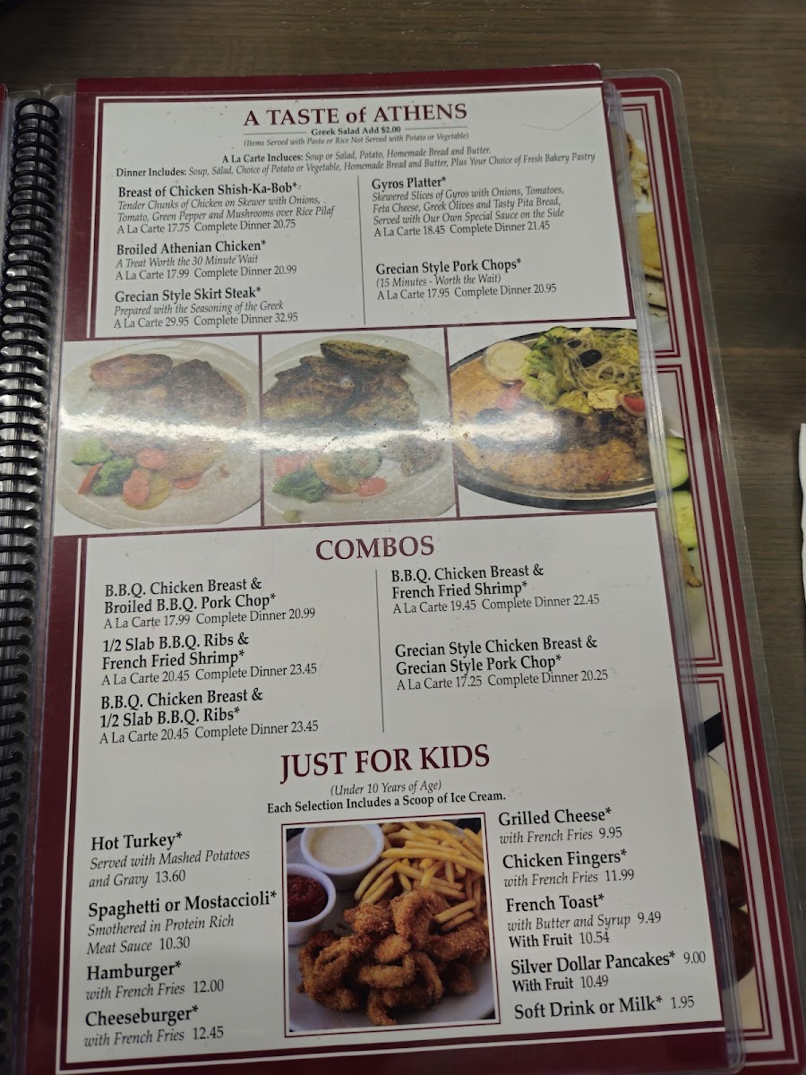 Rose Garden Cafe Menu - Image 1