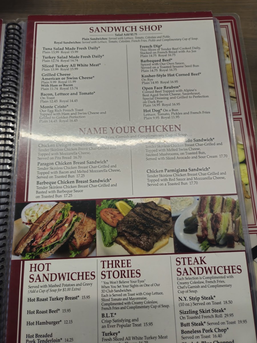 Rose Garden Cafe Menu - Image 6